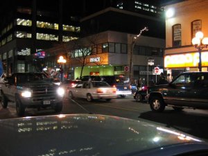 Downtown Toronto after Leafs won the Quarter Finals 09.JPG
